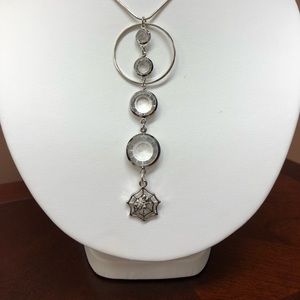 Halloween Spider Web Necklace